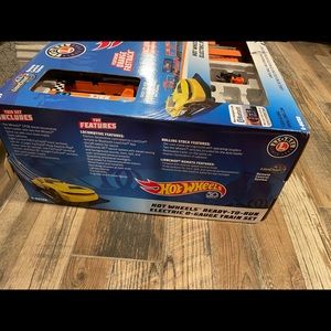 Hot wheels train set